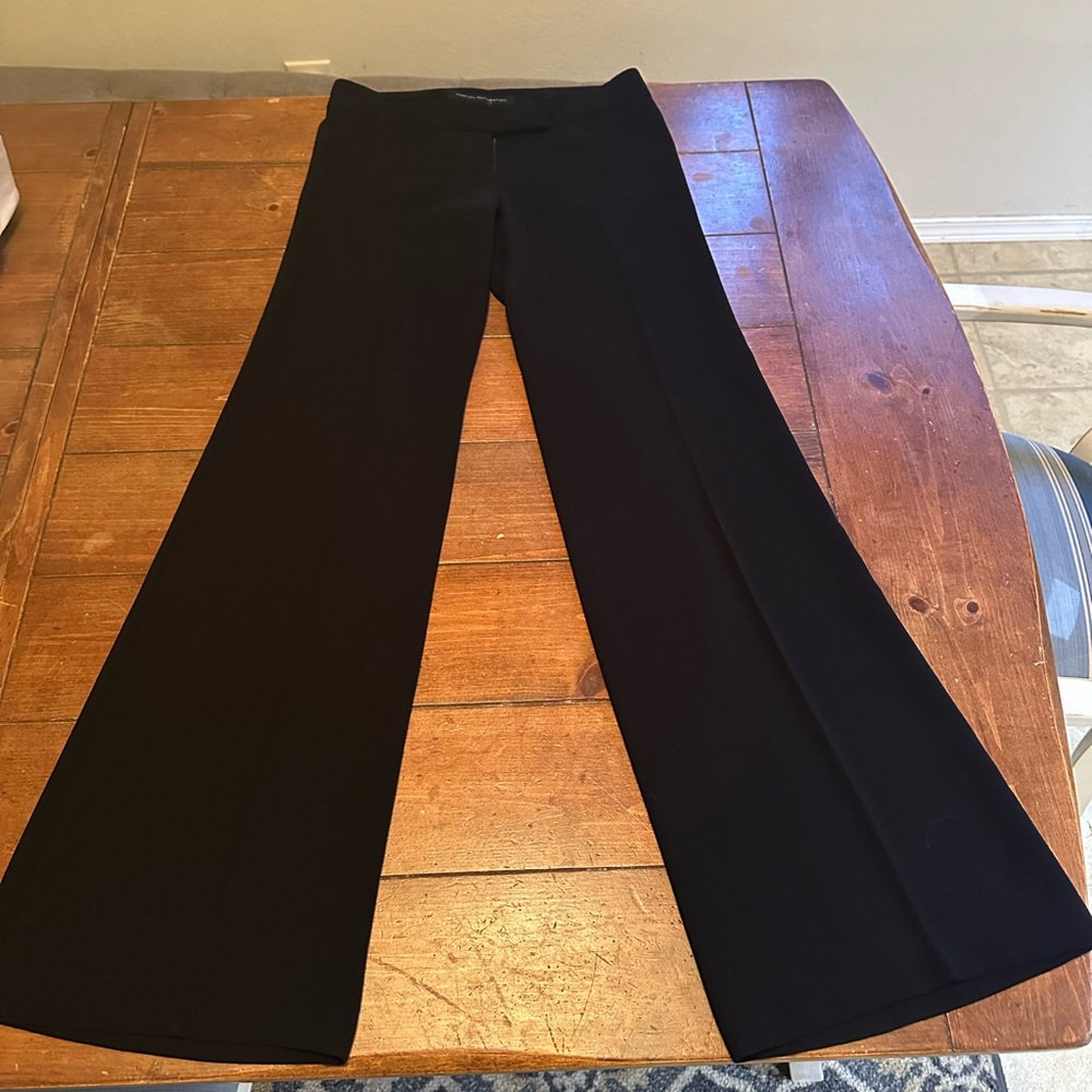 French Connection Gorgeous Black Wide-Leg Dress Pants